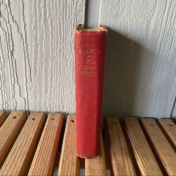 Vintage The Cathedral High Walpole Red Rare Coffee Table Book Antique Embossed - Picture 6 of 12